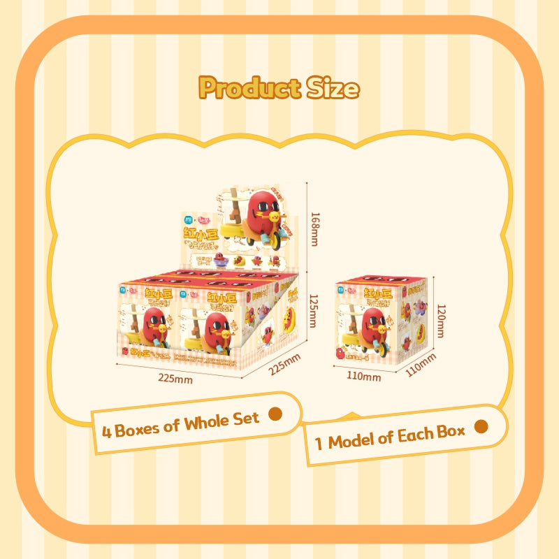 Red Bean Moveable Action Figures